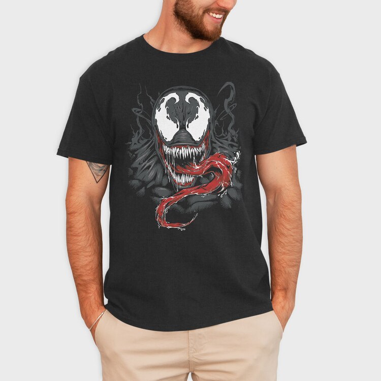 Venomous Grin 1, Tricou Barbati (Unisex)