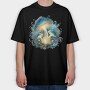 Magic Mushrooms Swirls, Tricou Oversize Barbati (Unisex)