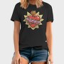 Flaming Heart Roses, Tricou Barbati (Unisex)