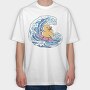Rubber Duck Surf, Tricou Oversize Barbati (Unisex)