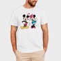 Mickey Minnie Love 1, Tricou Barbati (Unisex)