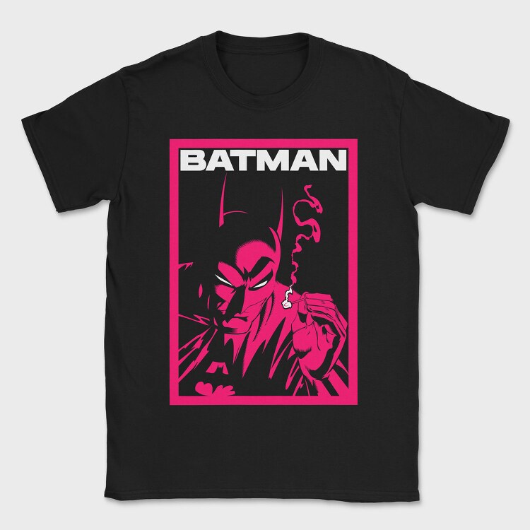 Batman Neon Pink, Tricou Barbati (Unisex)
