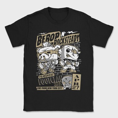 Berop Rocksteady Footclan, Tricou Barbati (Unisex)
