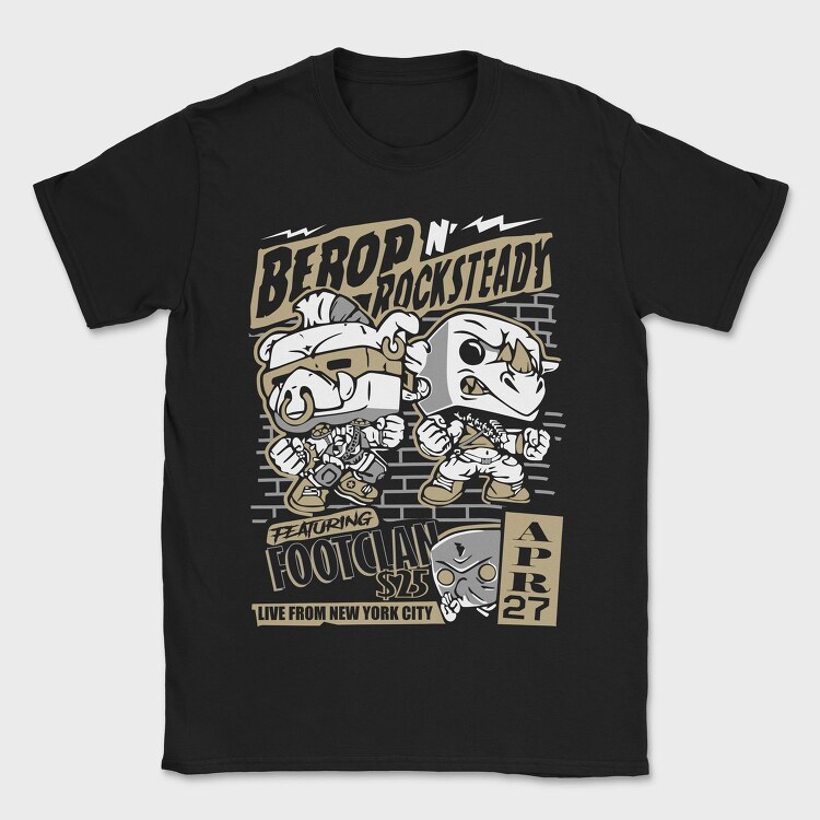Berop Rocksteady Footclan, Tricou Barbati (Unisex)