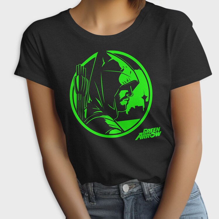 Green Arrow Emblem, Tricou Femei