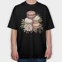 Macarons Flowers Garden, Tricou Oversize Barbati (Unisex)