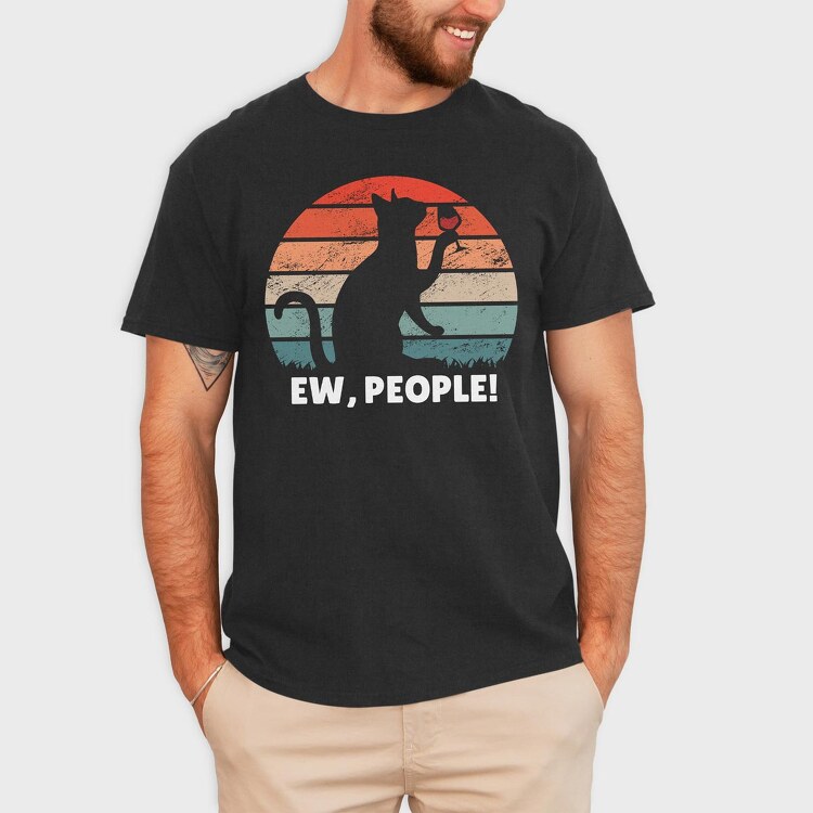 Ew, People Cat, Tricou Barbati (Unisex)