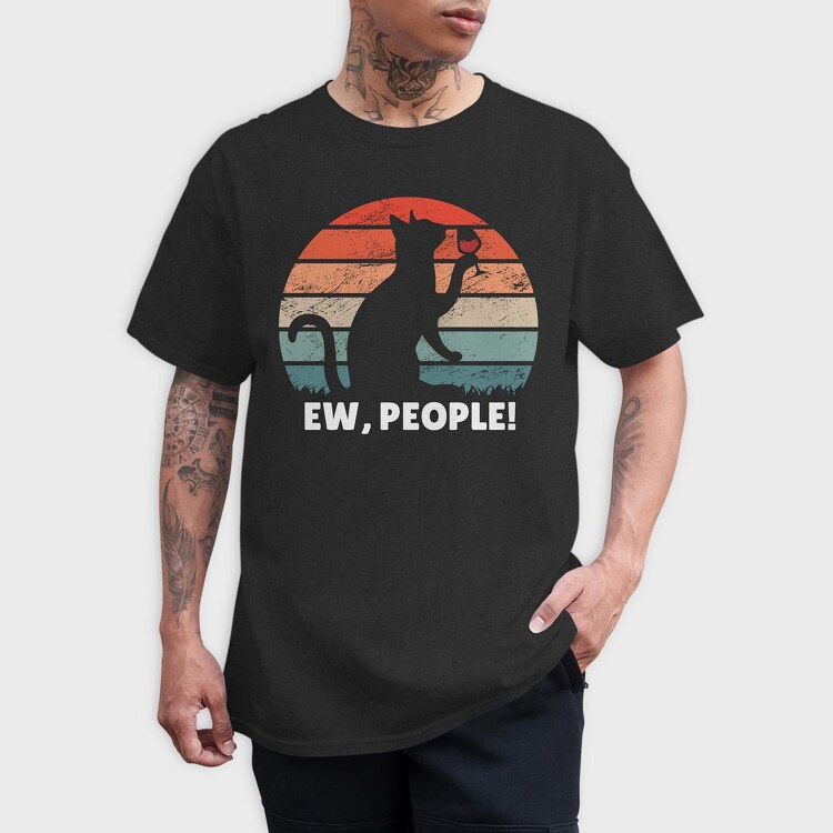Ew, People Cat, Tricou Barbati (Unisex)