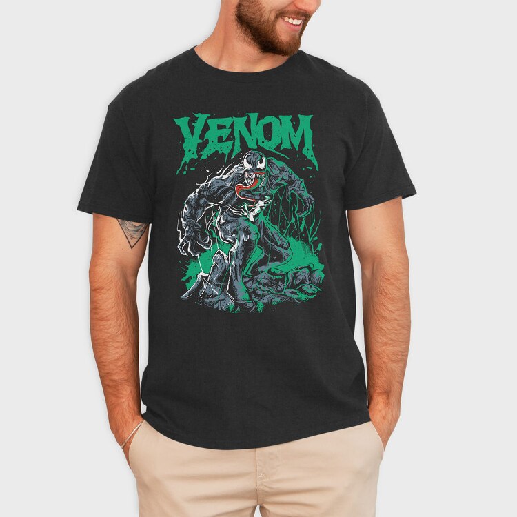 Venomous Splash, Tricou Barbati (Unisex)