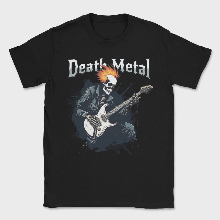 Rocking Skeleton Death Metal, Tricou Barbati (Unisex)