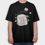 Make Yourself A Positivi Tea, Tricou Oversize Barbati (Unisex)