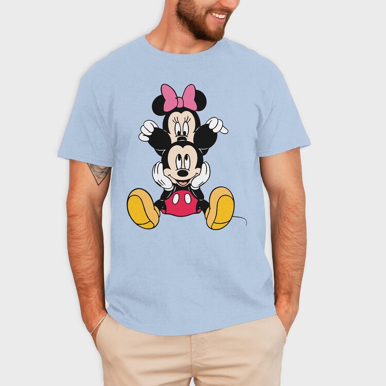 Mickey Mouse Bow Tie, Tricou Barbati (Unisex)