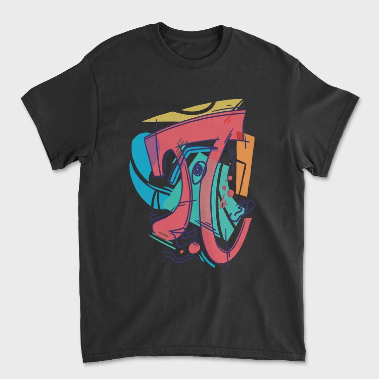 Cubist Pi, Tricou Barbati (Unisex)