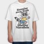 Running Away From Adulting, Tricou Oversize Barbati (Unisex)