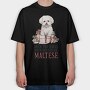 Maltese Christmas Presents, Tricou Oversize Barbati (Unisex)