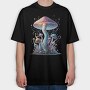 Magic Mushroom Cloud, Tricou Oversize Barbati (Unisex)