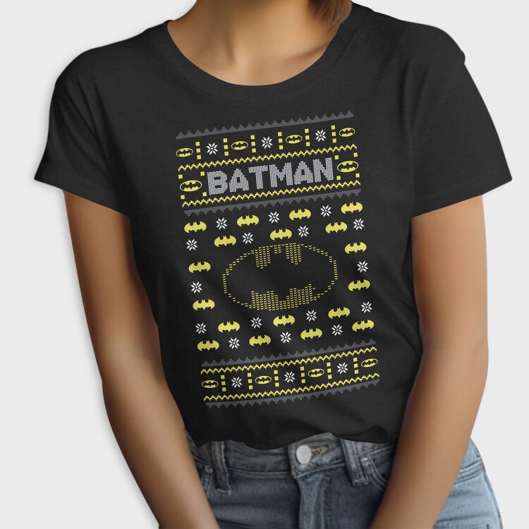 Batman Yellow Pattern, Tricou Femei