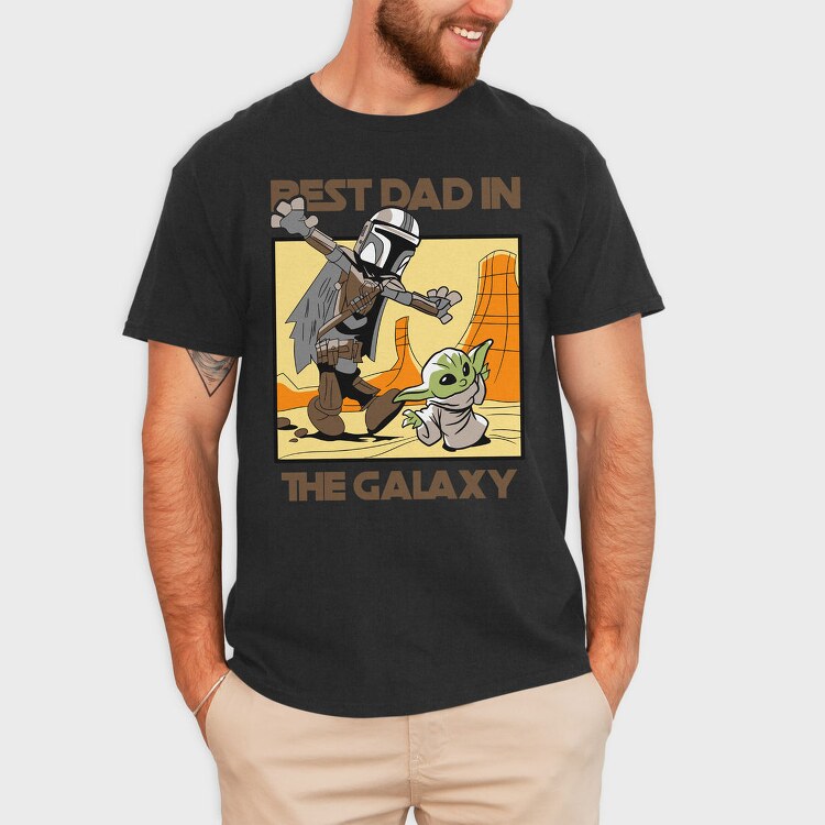 Best Dad In The Galaxy, Tricou Barbati (Unisex)