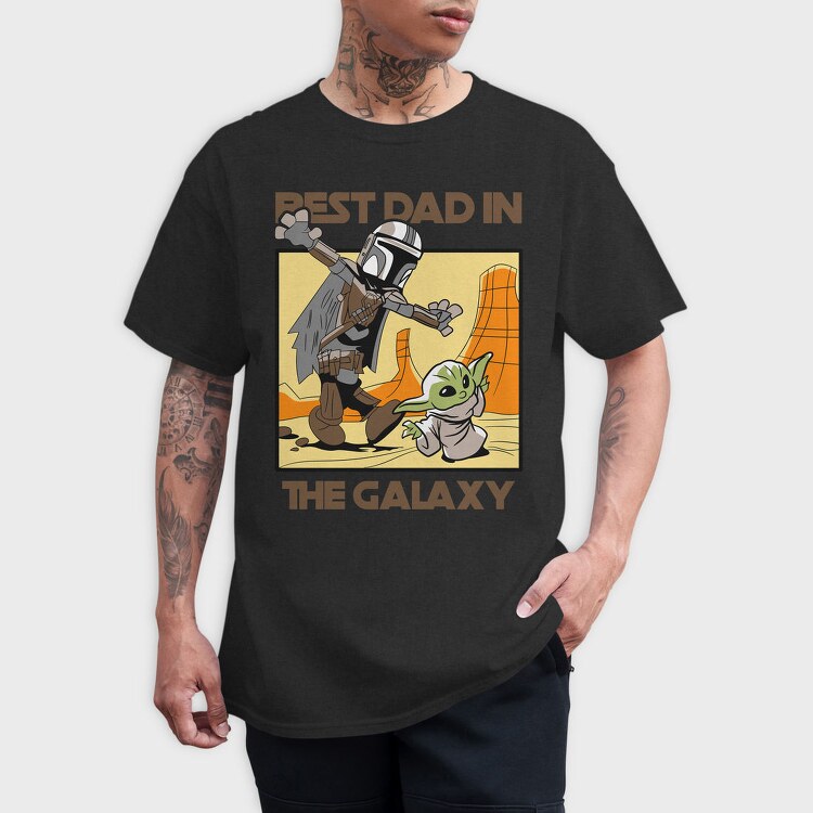 Best Dad In The Galaxy, Tricou Barbati (Unisex)