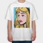 Pop Art Beauty, Tricou Oversize Barbati (Unisex)