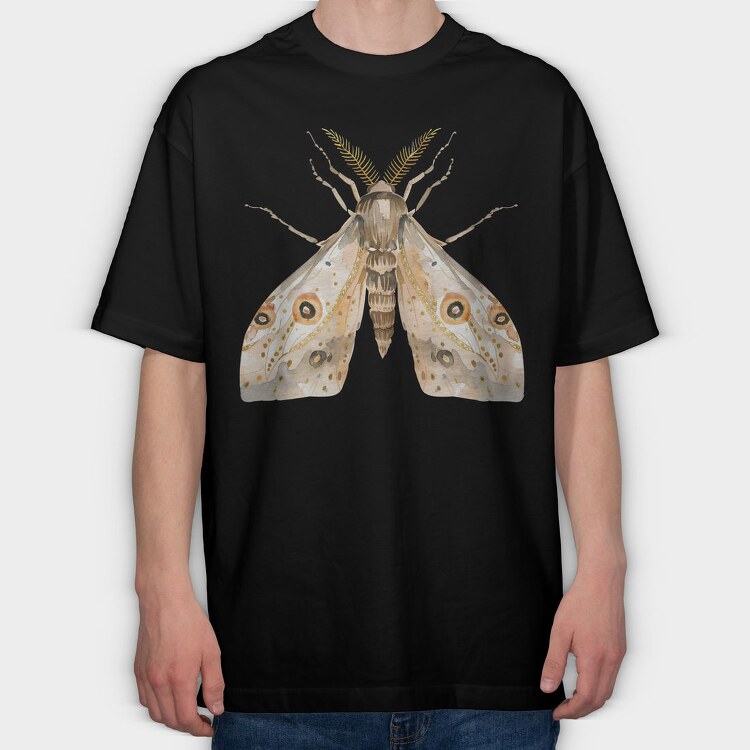 Lunar Moon Silhouette, Tricou Oversize Barbati (Unisex)