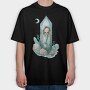 Mermaid Crystal Nest, Tricou Oversize Barbati (Unisex)