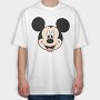 Mickey Mouse Smile 2, Tricou Oversize Barbati (Unisex)
