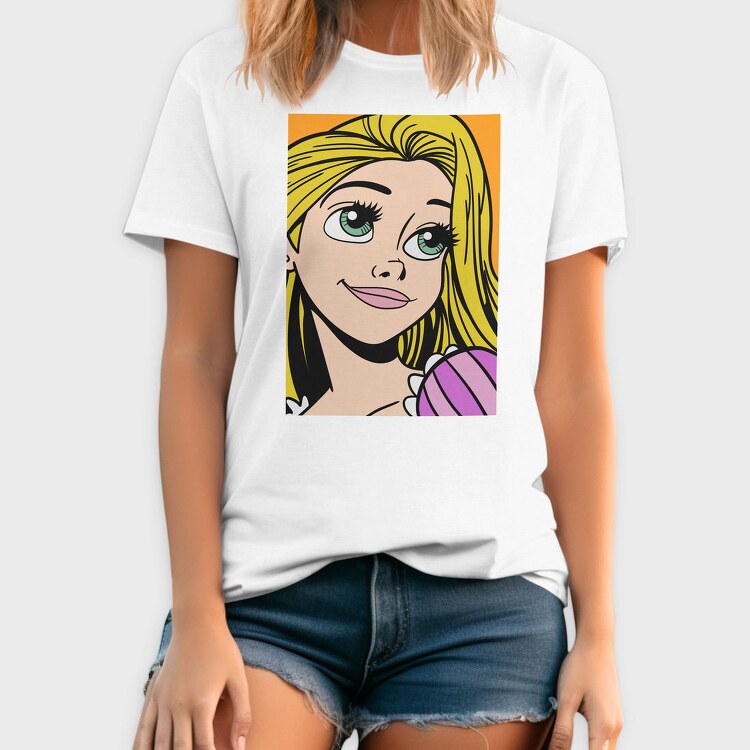 Pop Art Girl, Tricou Barbati (Unisex)