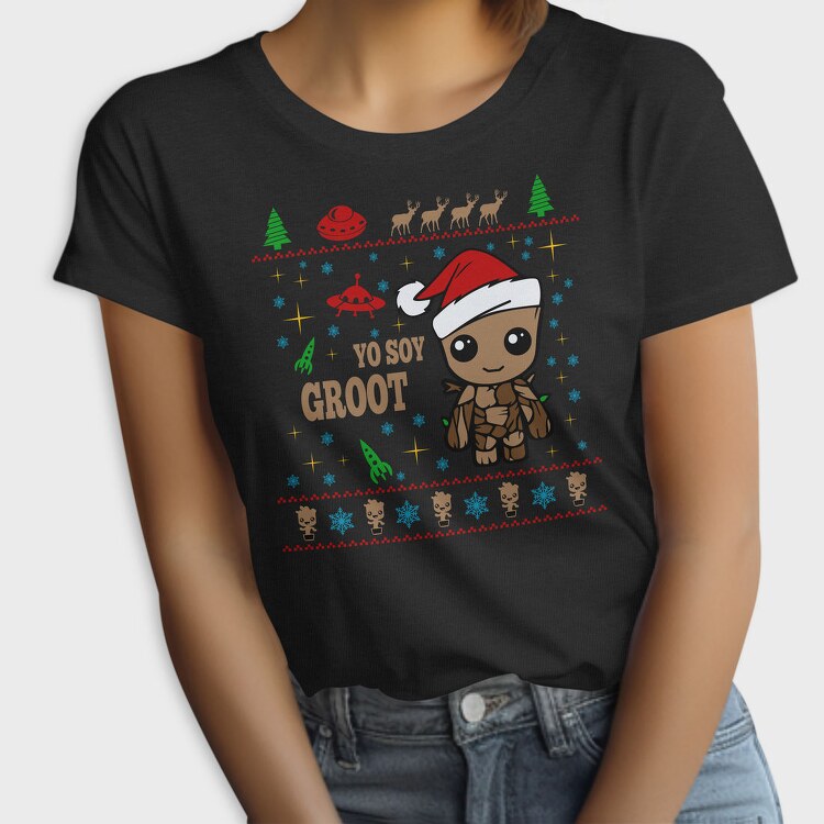 Grootmas Alien Xmas, Tricou Femei