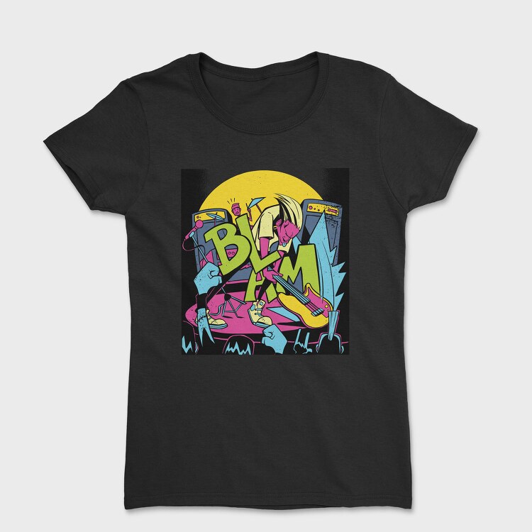 Rockstar Smash Guitar, Tricou Femei