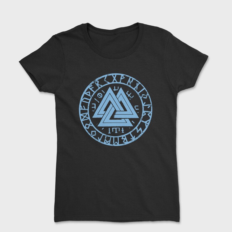 Runes Viking Valknut, Tricou Femei