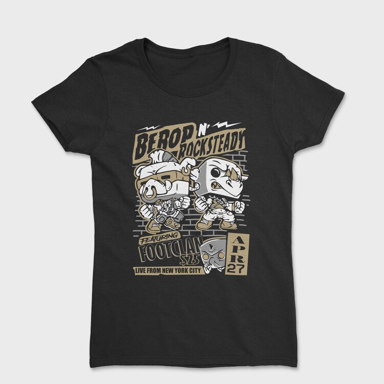 Berop Rocksteady Footclan, Tricou Femei