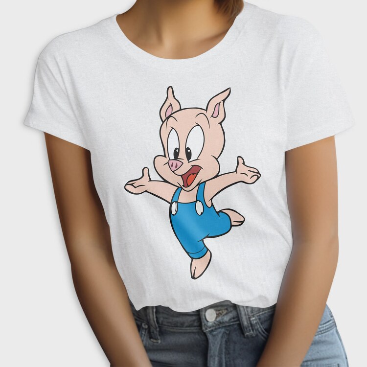 Porky Pig Jump, Tricou Femei