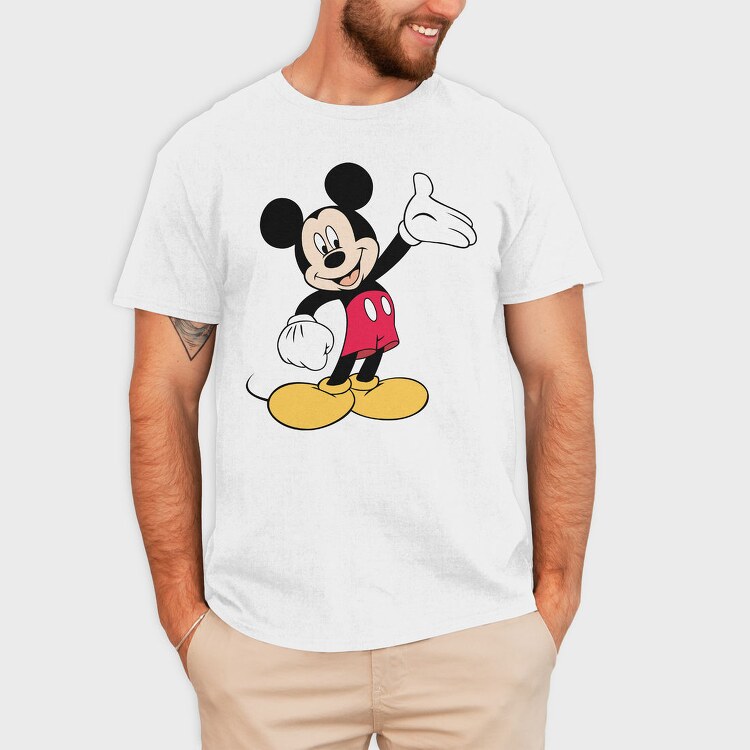 Mickey Mouse Wave, Tricou Barbati (Unisex)