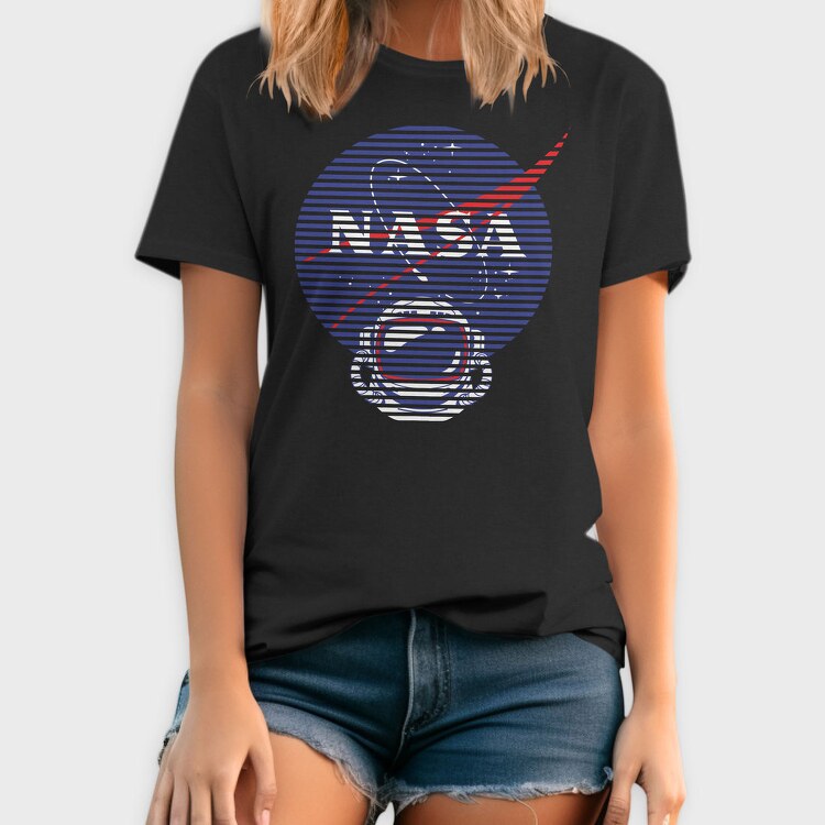 Nasa Stripes 1, Tricou Barbati (Unisex)