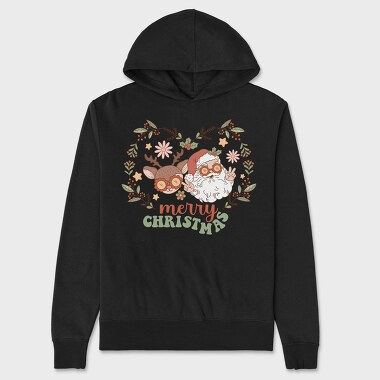 Merry Christmas Santa, Hanorac Oversize Barbati (Unisex)