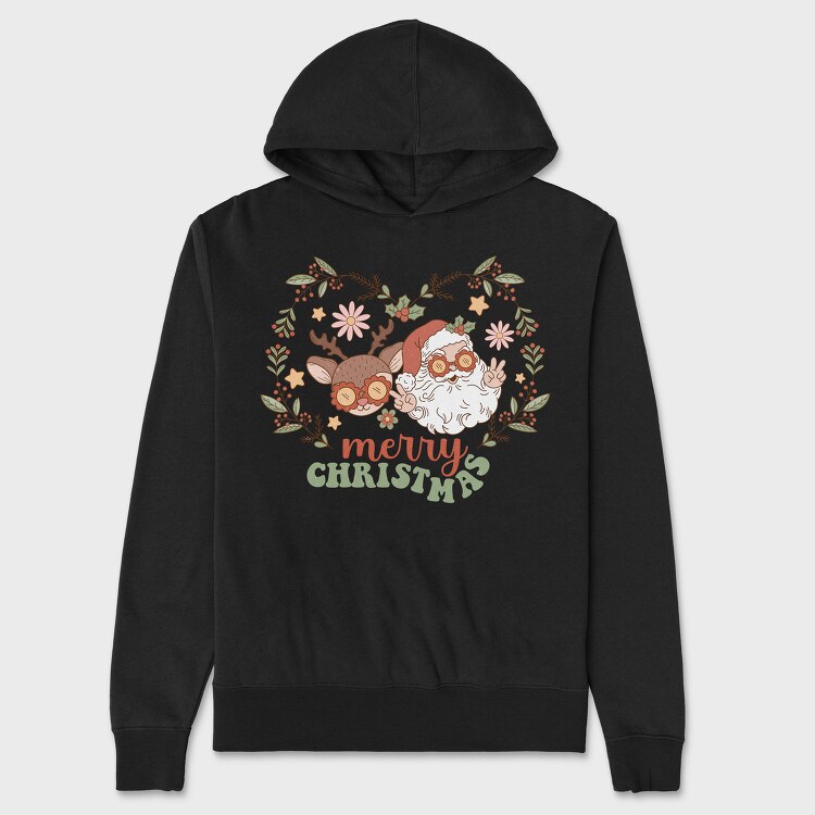 Merry Christmas Santa, Hanorac Oversize Barbati (Unisex)