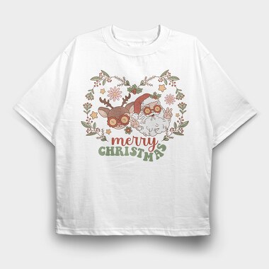 Merry Christmas Santa, Tricou Oversize Barbati (Unisex)