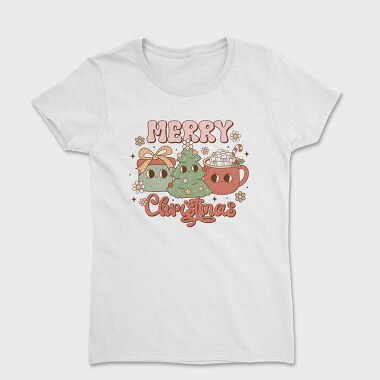 Merry Christmas Tree Cup, Tricou Femei