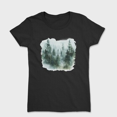 Misty Pine Forest, Tricou Femei