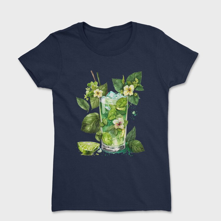 Mojito Leaves Flowers, Tricou Femei