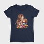 Mom And Flower Cuddle, Tricou Femei