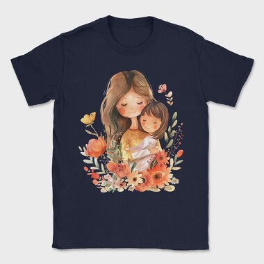 Mommy And Baby Flowers, Tricou Barbati (Unisex)