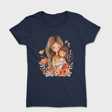 Mommy And Baby Flowers, Tricou Femei