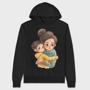 Mommy And Baby Love, Hanorac Oversize Barbati (Unisex)