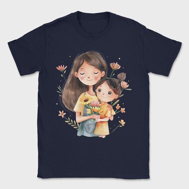 Mommy And Blossom Tenderness, Tricou Barbati (Unisex)