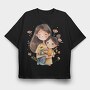 Mommy And Blossom Tenderness, Tricou Oversize Barbati (Unisex)