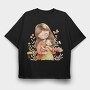 Mommy Baby Flower Crown, Tricou Oversize Barbati (Unisex)