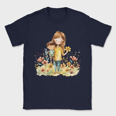 Mommy Baby Flowers, Tricou Barbati (Unisex)