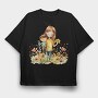 Mommy Baby Flowers, Tricou Oversize Barbati (Unisex)
